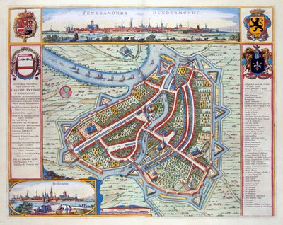 Dendermonde, 1649 by Joan Blaeu